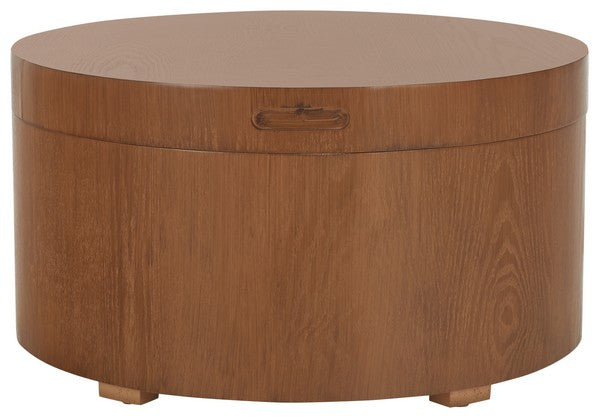 RAFAELA PLATEAU ROND TOP TABLE BASSE AVEC RANGEMENT