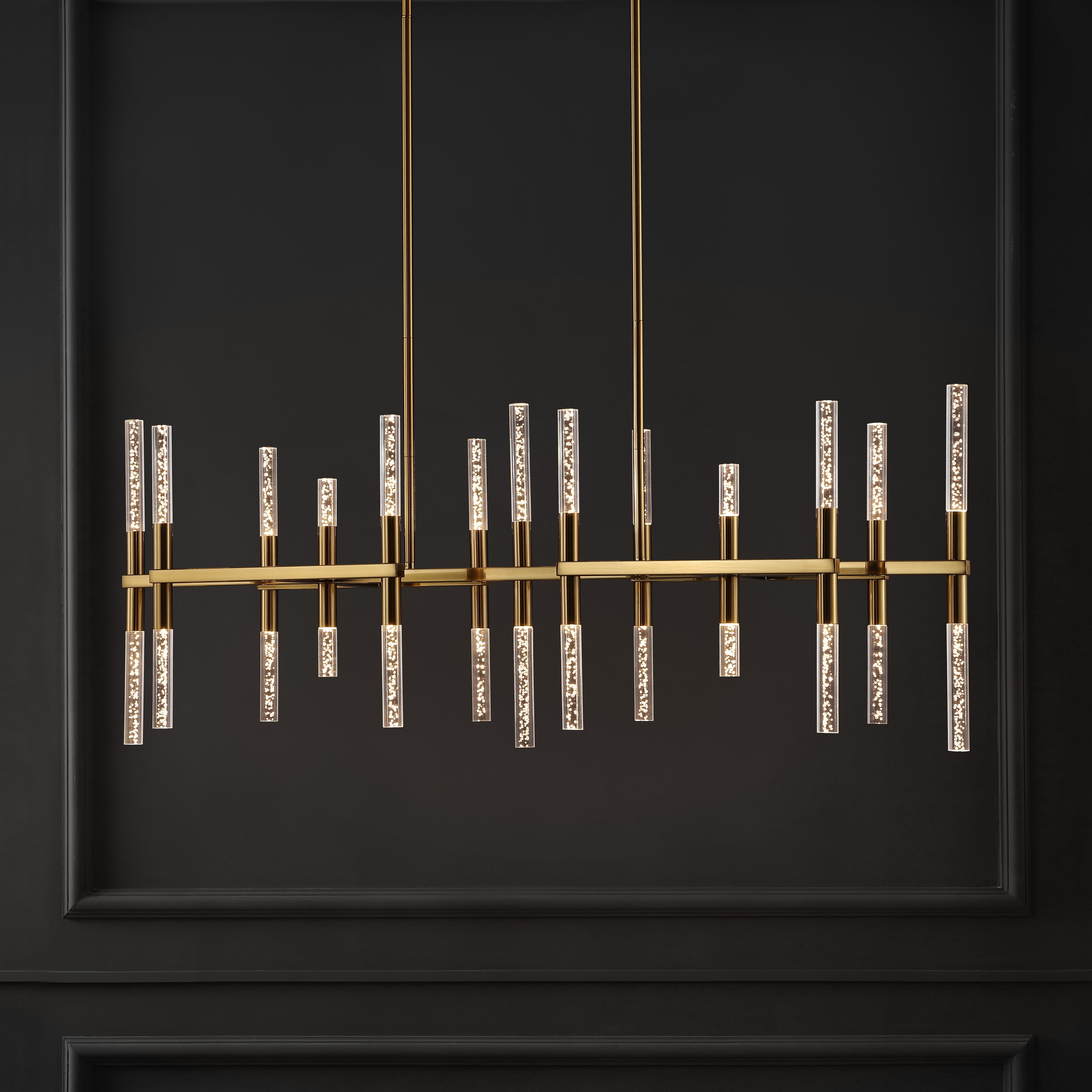 EVARIA ACRYLIC TUBE CHANDELIER