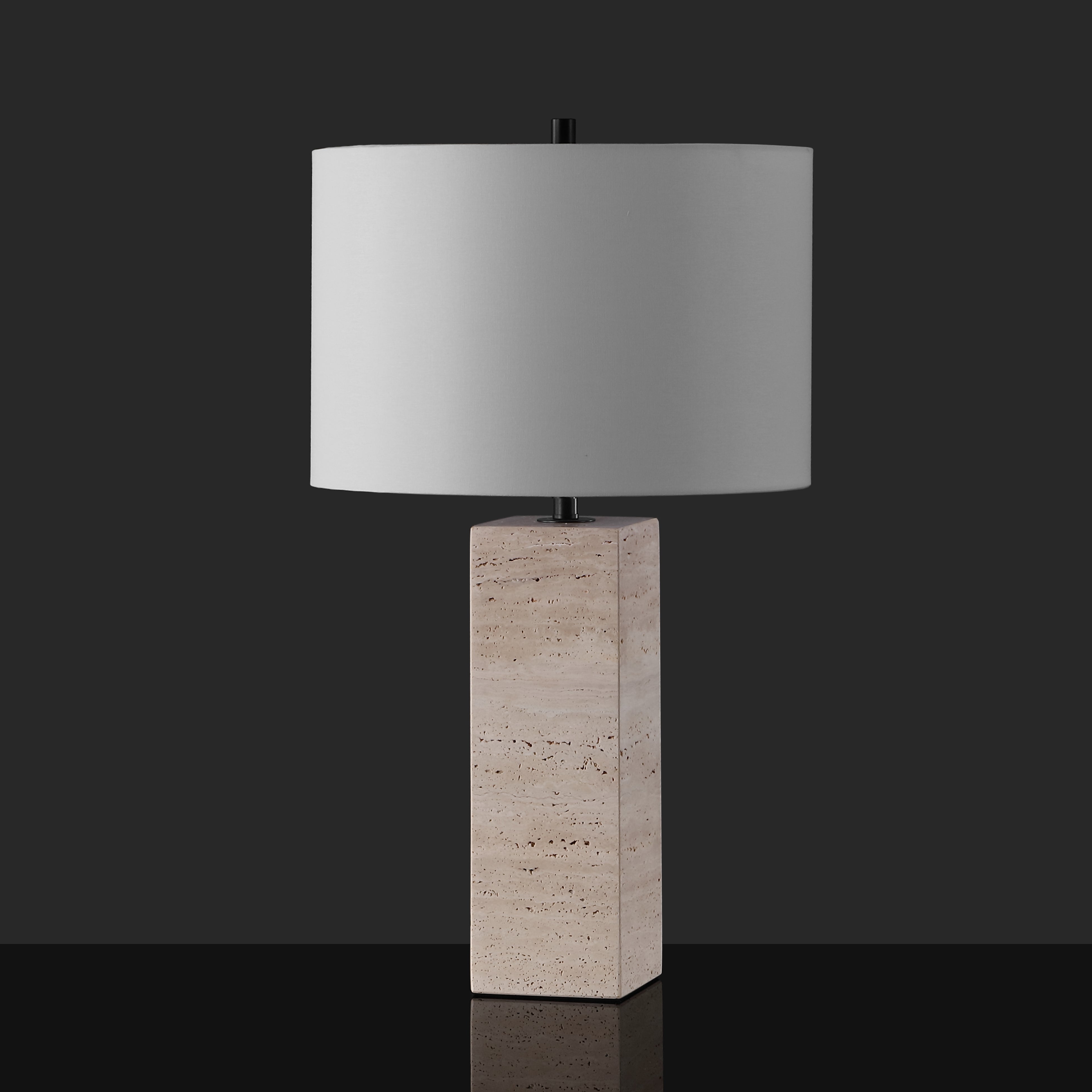 KATEBRYN TRAVERTINE TABLE LAMP