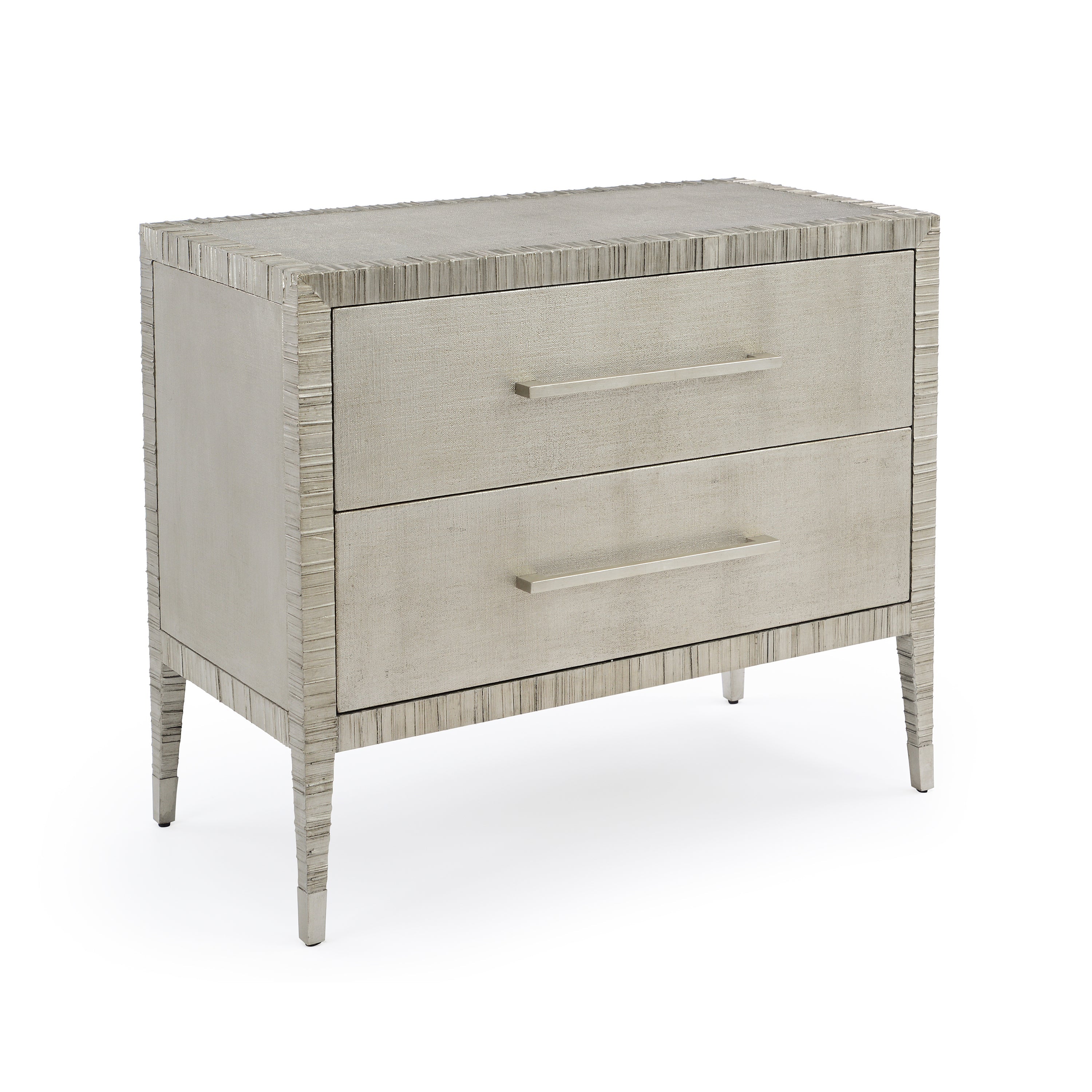 Carraway Silver Nightstand