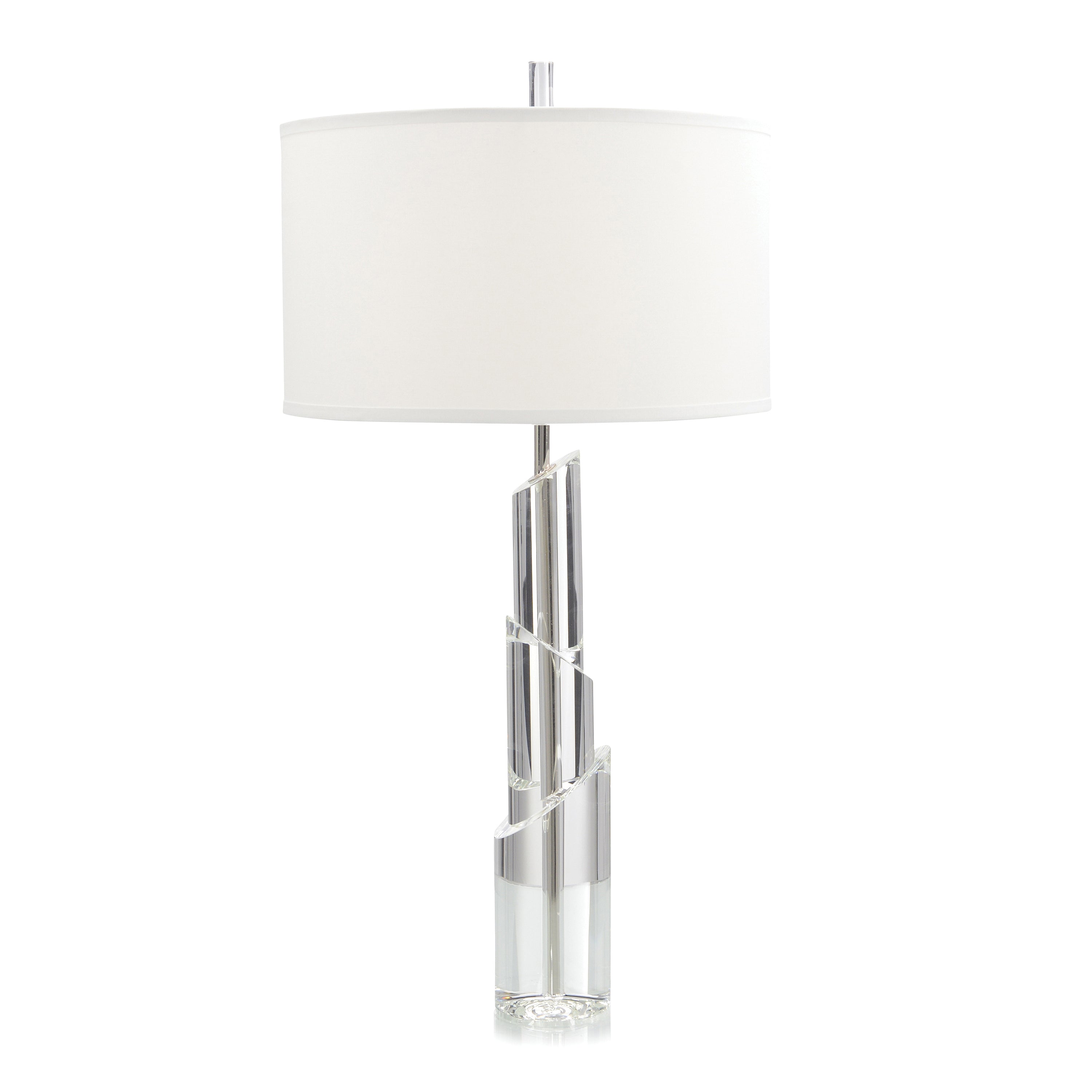 Lampe de table en cristal solide