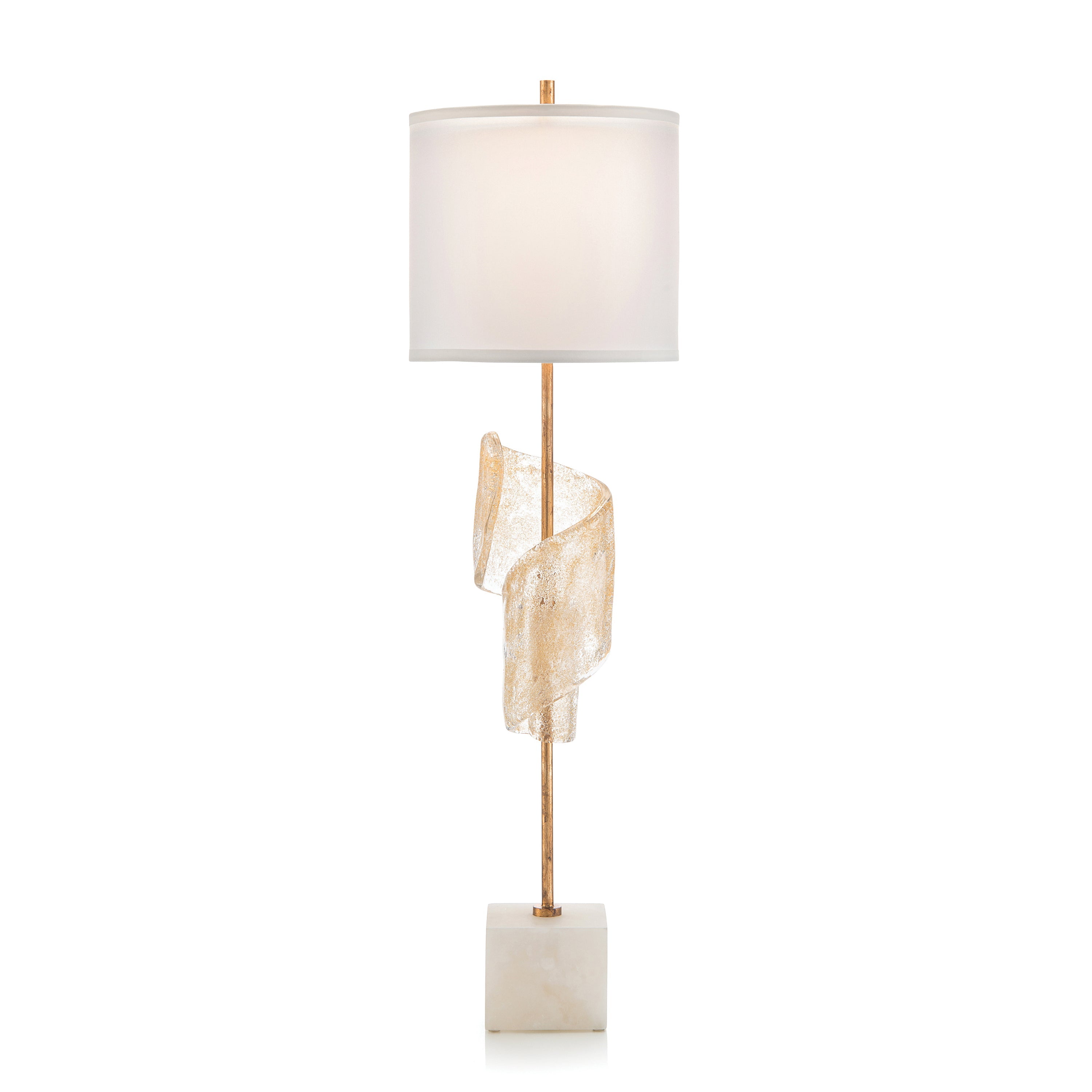 Furls With A Hint Of Gold Lamp