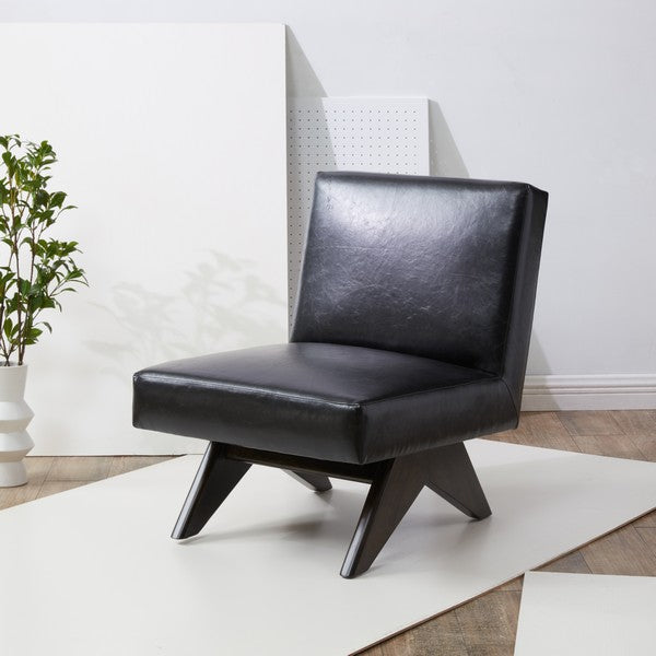 DEASHA VEGAN FAUTEUIL D'ACCENT EN CUIR