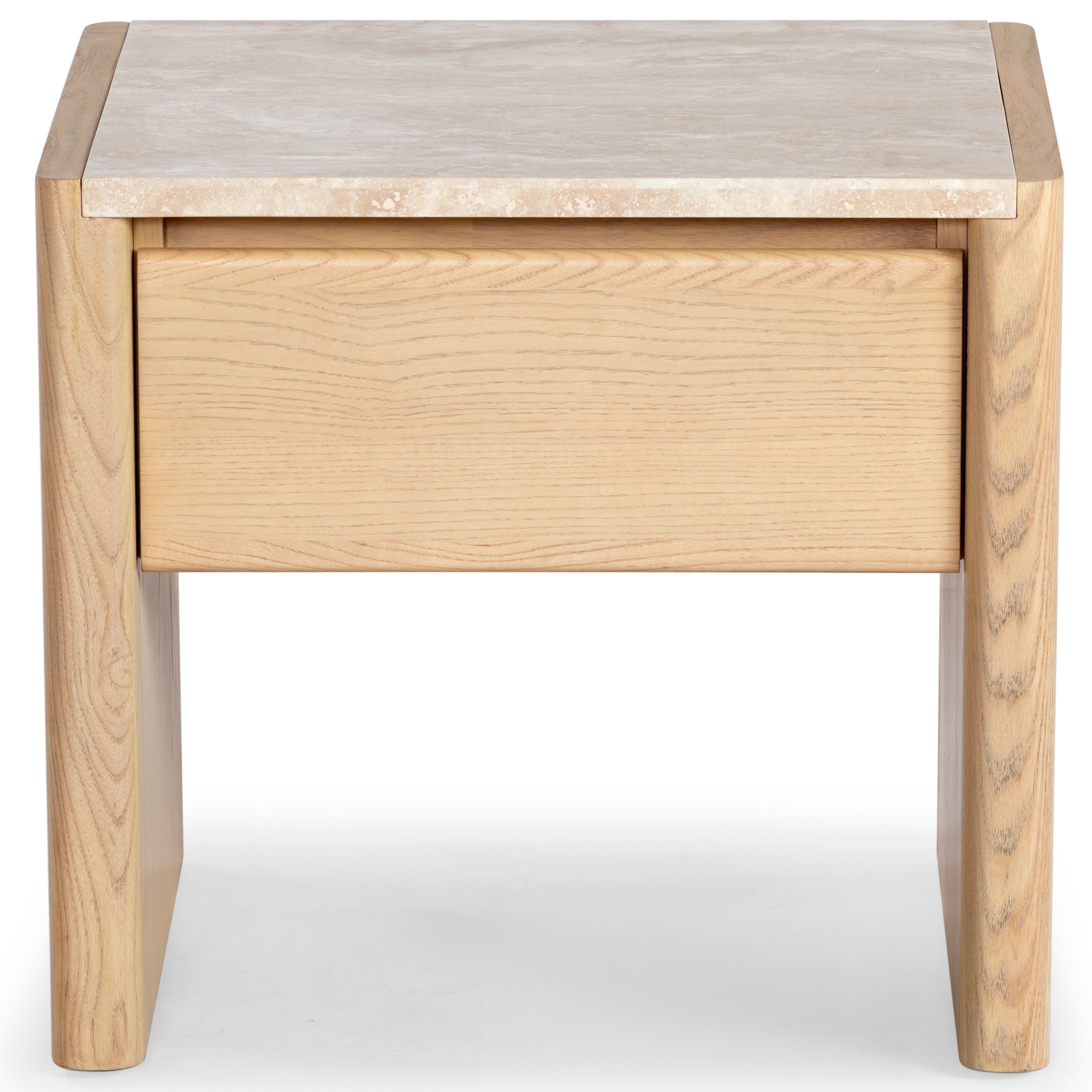 TABLE DE CHEVET EN TRAVERTINE BELLAROSE