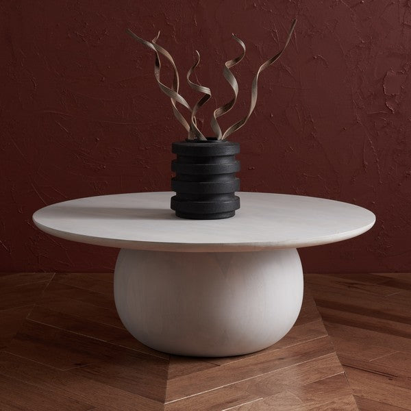 GABRIBELLA ROUND WOOD COFFEE TABLE