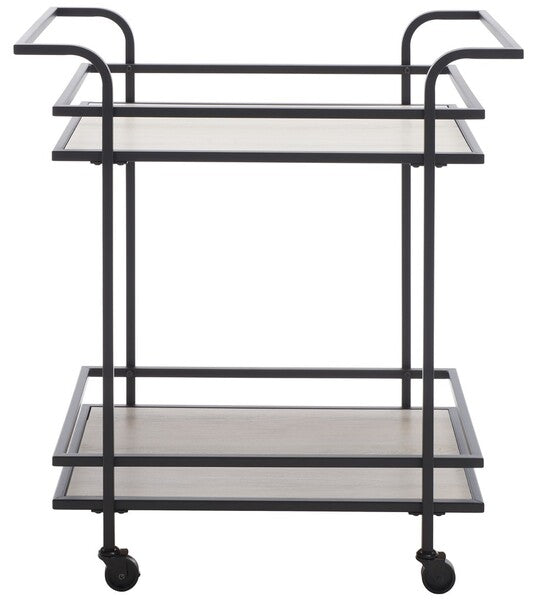 LAMERIS 2 TIER BAR CART AVEC POIGNÉES