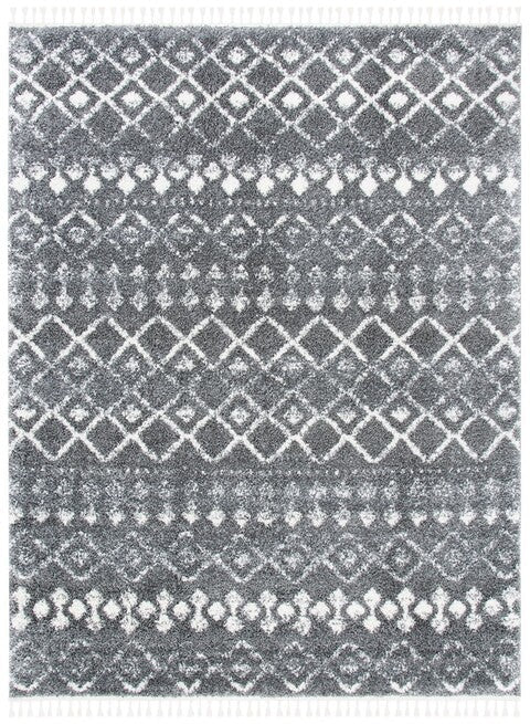 BERBER SHAG FRANGE 516, GRIS