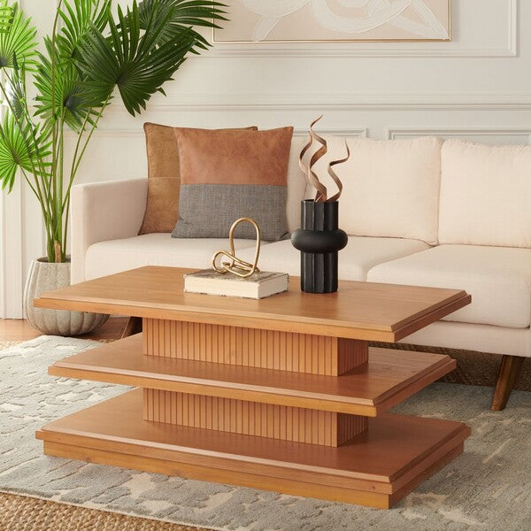 SUETTE 2 SHELF COFFEE TABLE