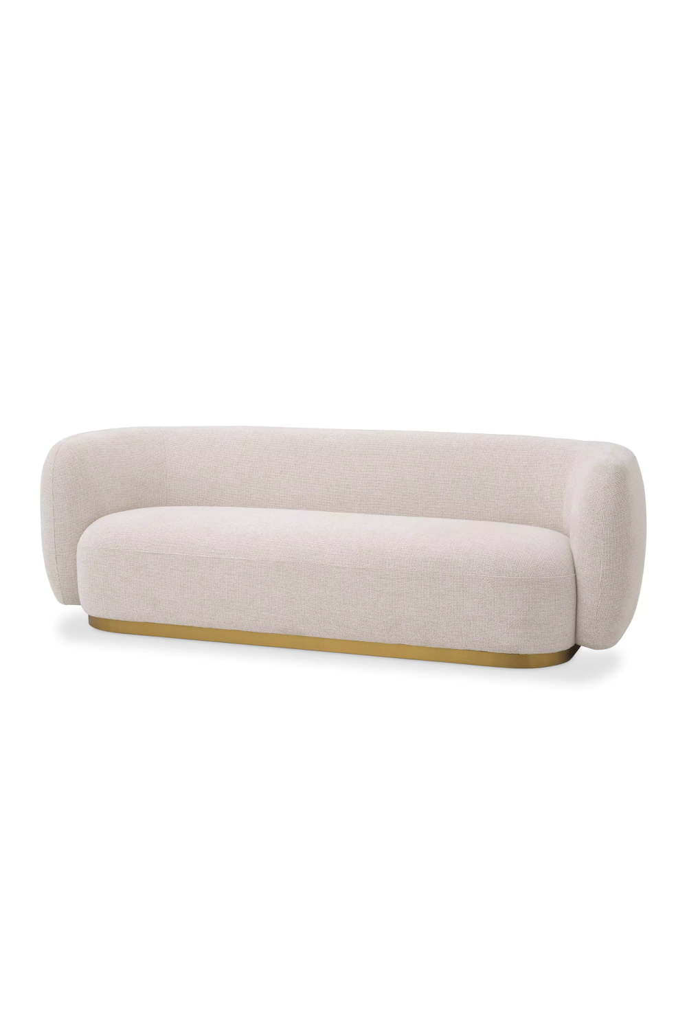 White Curved Sofa | Eichholtz Roxy