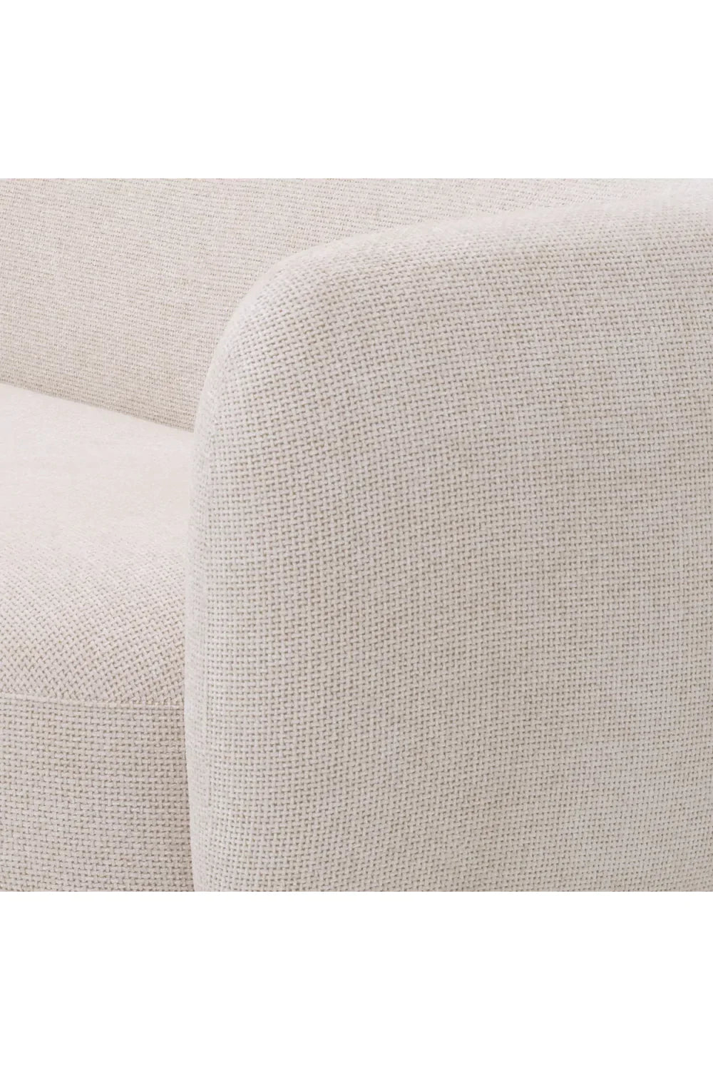 White Curved Sofa | Eichholtz Roxy